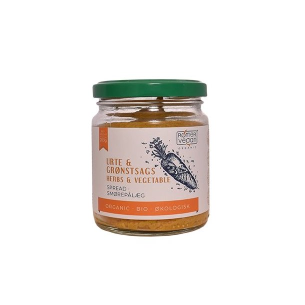 Rmer Vegan Smreplg Urter & Grntsager, kologisk - 200 g.