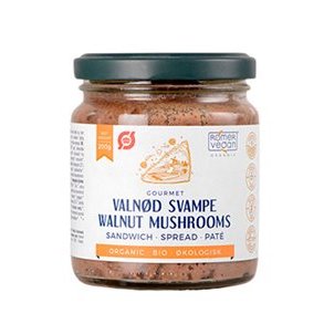 Rømer Vegan Smørepålæg Valnød & Svampe, Økologisk - 200 g.