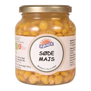 Rmer Sde Majs i glas, kologisk - 350 g.