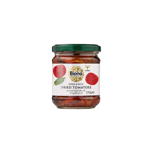 Biona Organic Soltrrede Tomater i olie, kologisk - 170 g.