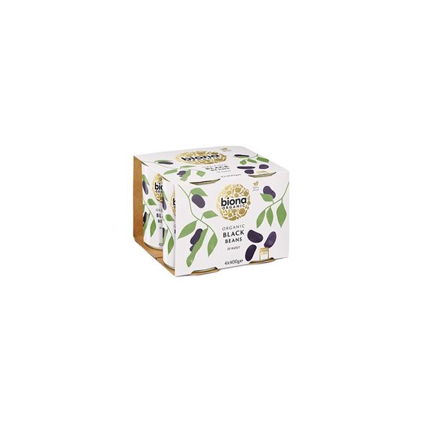 Biona Organic Sorte bnner, kologisk - 4 x 400 g.