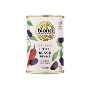 Biona sorte bønner m. chili, Økologisk - 410 g