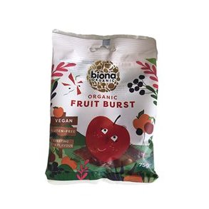 Biona Organic Vingummi Fruit Burst, kologisk - 75 g.