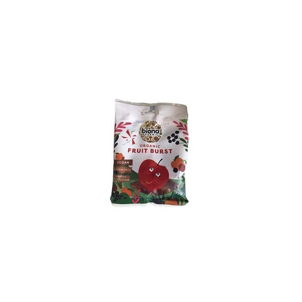 Biona Organic Vingummi Fruit Burst, kologisk - 75 g.