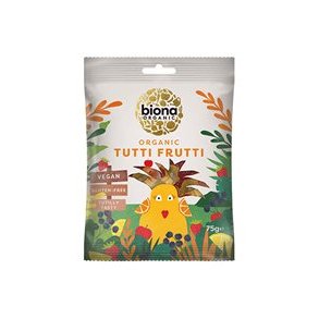Biona Organic Vingummi Tutti Frutti, kologisk - 75 g.