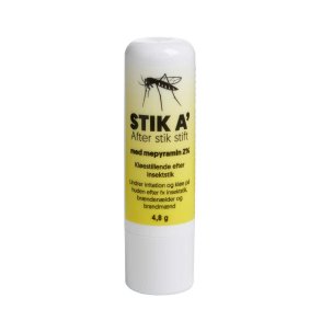 Stik A' afterstik m. Mepyramin stift - 4 ml.