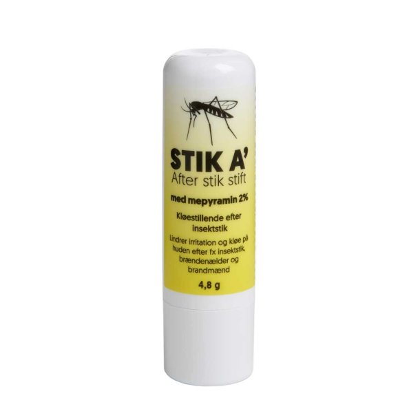 Stik A' afterstik m. Mepyramin stift - 4 ml.