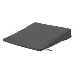 Kilepude i fast skum med bomuldsbetrk (38 x 38 x 7/1 cm)