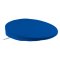 Rund kilepude med bomuldsbetrk - : 38 x 7/1 cm.