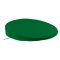 Rund kilepude med bomuldsbetrk - : 38 x 7/1 cm.