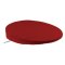 Rund kilepude med bomuldsbetrk - : 38 x 7/1 cm.