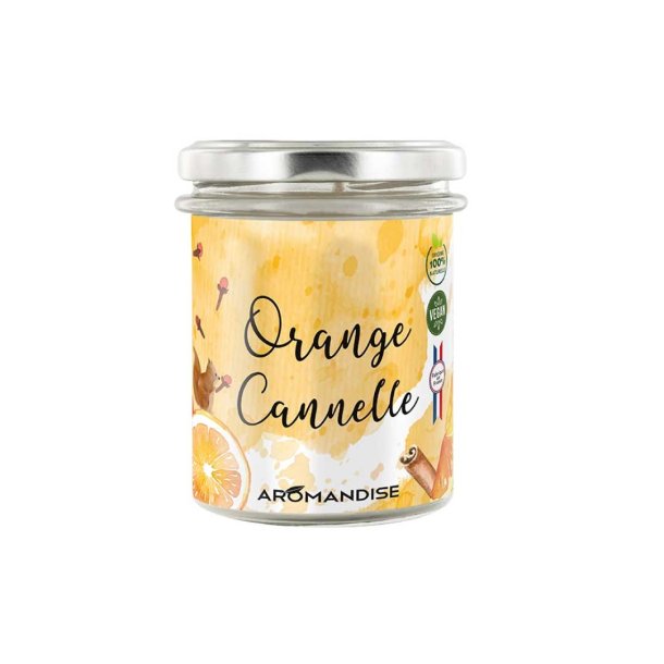 Aromandise soja duftlys - Orange cinnamon