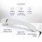 Curve Trdls Massagestav - Hvid
