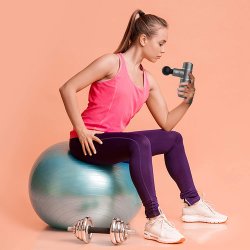 Bruning Hi5 Massagehammer m. 4 massagehoveder