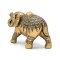 Elefant statue, Guld farvet - 22 x 10 x 13
