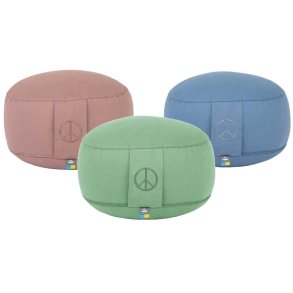 Bodhi Rondo Meditationspude - PEACE lavet i Ukraine - Speltskaller