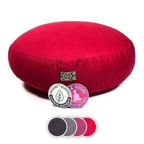 Yogi & Yogini Meditationspude i kologisk bomuld - 33x12