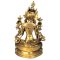 Den Grønne Tara Statue i messing - 35 cm. 