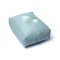 Yogi & Yogini Rektangulr Meditationspude m. boghvedeskaller i salvie grn, Lotus - 38x28x13 cm