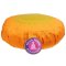 Yogi & Yogini Meditationspude til brn m. boghvedeskaller i orange, Sol - 25 x 10 cm.