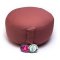 Yogi & Yogini Meditationspude med boghvedeskaller i Stvet Rosa, Mnens faser - 33 x 17 cm