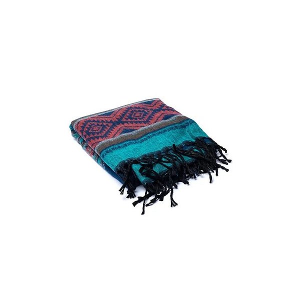 Luksus Meditationssjal i bldt akryl - Ocean - 100x200 cm.