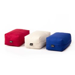 Vipassana Meditationspude til knene - 22 x 13 x 8 cm.