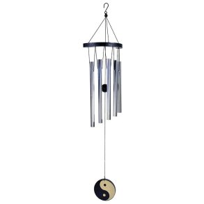 Yin Yang Vindspil/Klokkespil med 5 klokker - 35 cm.