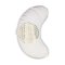 Yogi & Yogini Meditationspude Halvmne med boghvedeskaller i Natur, Flower of Life - 37 x 17 x 13 cm