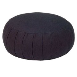 Zafu Basic Meditationspude med speltskaller - 36 x 17 cm.