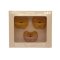 Hevea Pacifier Trial Trio-pakke 0+ mdr - Natur