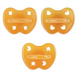 Hevea Pacifier Trial Trio-pakke 0+ mdr - Natur