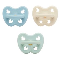 Hevea Pacifier Trial Trio-pakke 0+ mdr - Mellow Mint/ Milky White/ Baby Blue