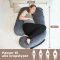 XL J-formet kropspude