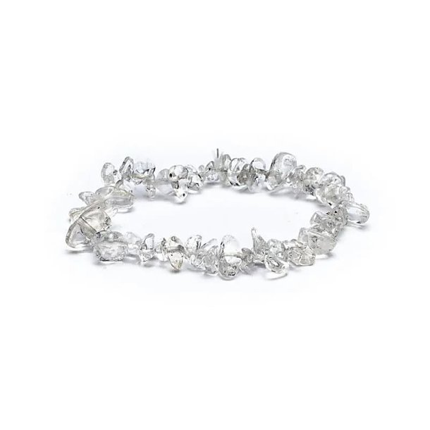 Armbnd med Bjergkrystal chips - 1 stk.