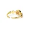 Ring m�nenfaser m. solsten, Justerbar - 1 stk.