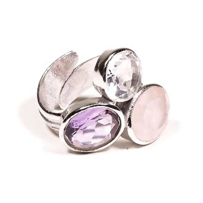 Gyldne trekant Mineral ring - 1 stk.