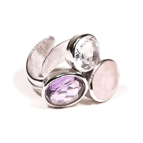 Gyldne trekant Mineral ring - 1 stk.
