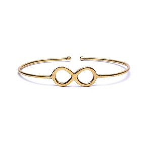 Justerbart messing Armb�nd, Infinity
