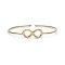 Justerbart messing Armb�nd, Infinity