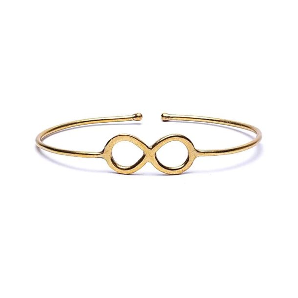 Justerbart messing Armb�nd, Infinity
