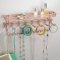 Smykkeorganizer til v�g, Rose Gold - 38,1 x 7 x 15,9 cm