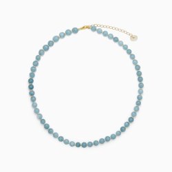 SOI Aquamarin Krystal halskde - Mod