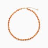 SOI Orange Aventurin Krystal halskde - Glde