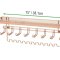 Smykkeorganizer til v�g, Rose Gold - 38,1 x 7 x 15,9 cm