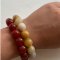SOI Chunky Orange Aventurin Krystal armbnd - Glde