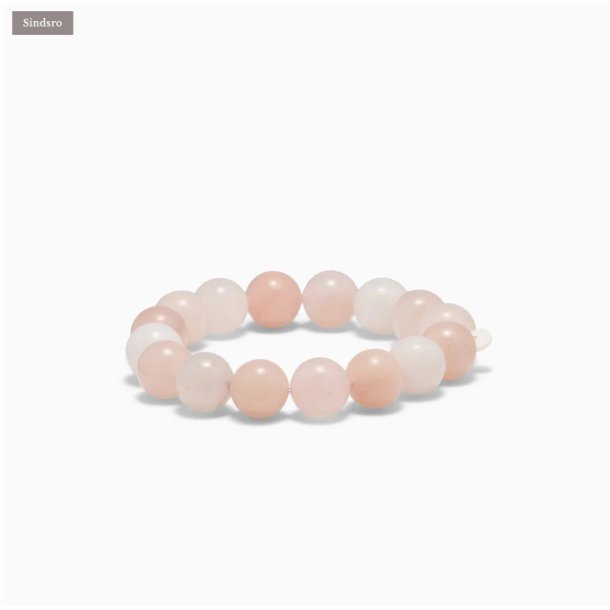 SOI Chunky Rosa Jade Krystal armbnd - Sindsro