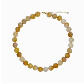 SOI Faro Orange Aventurin Krystal halskde - Glde