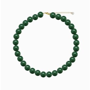 SOI Faro Grn Jade Krystal halskde - Held
