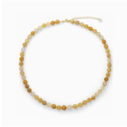 SOI Orange Aventurin Krystal halskde - Glde